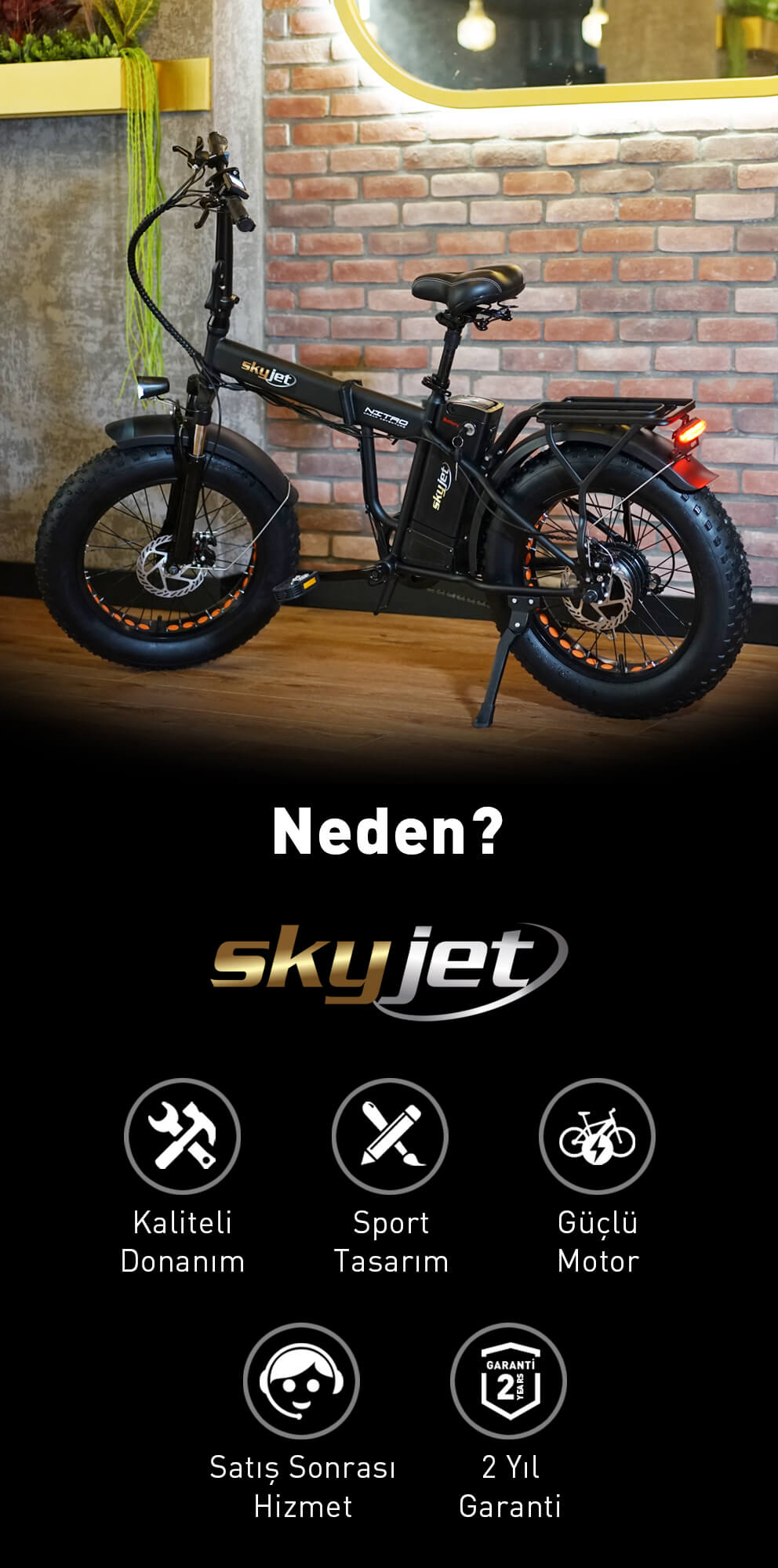 SKYJET® E-BIKES - Elektrikli Bisiklet